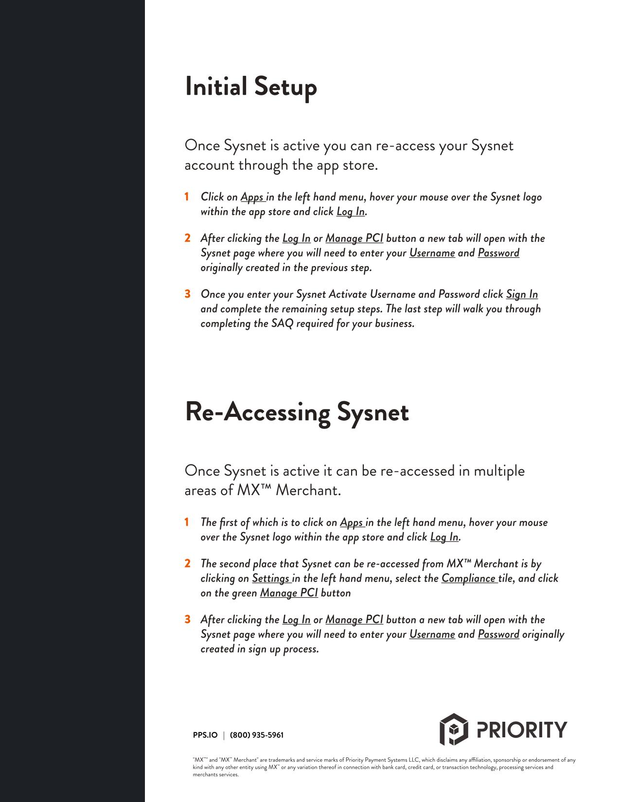 Activate Sysnet App