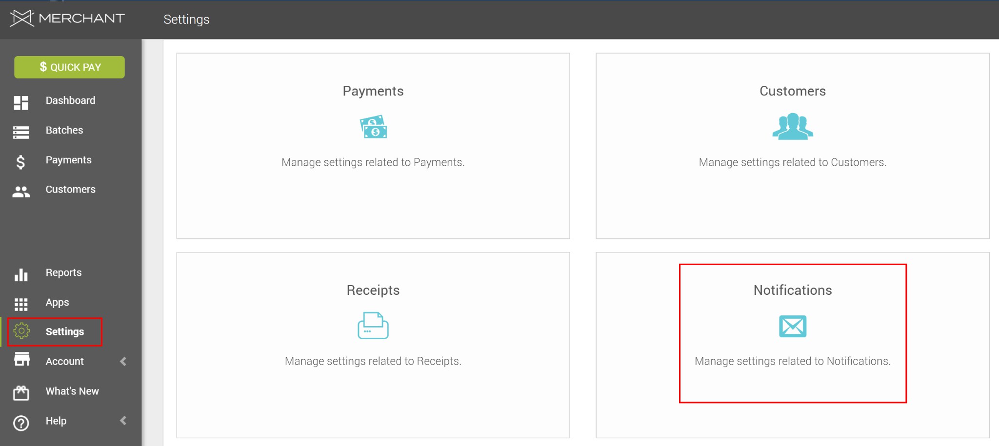 MXM Chargeback Notification Setup