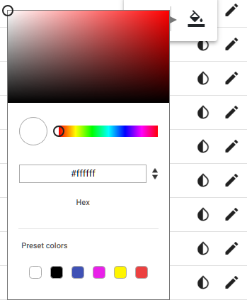 Menu Items - Color Change
